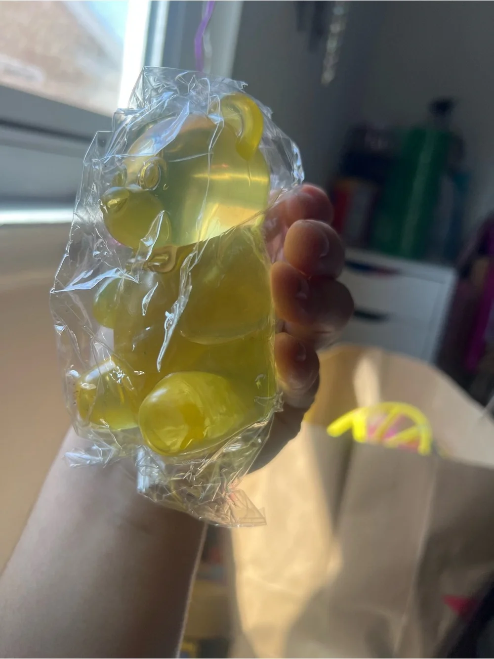 Jumbo Gummy Bear Squishy Toy